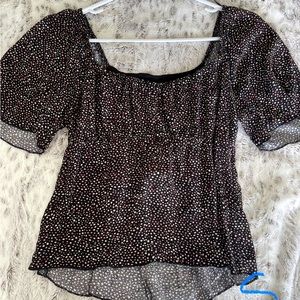 Flowy multicolor blouse- Size: Women’s SM